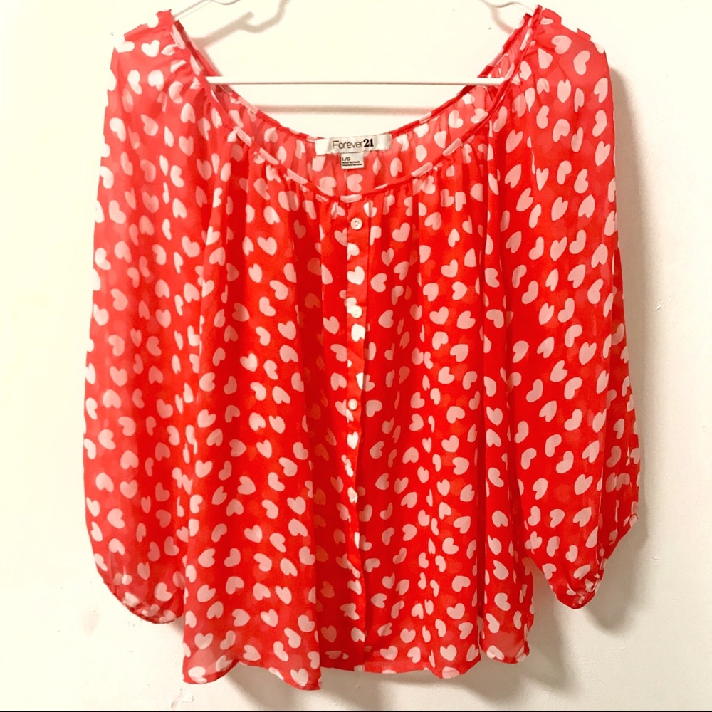 Forever 21 Long-sleeved Blouse